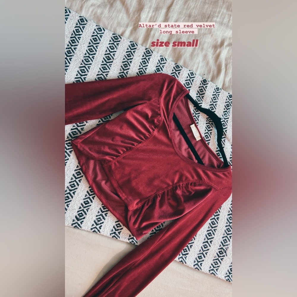 Altrd’ State velvet shirt